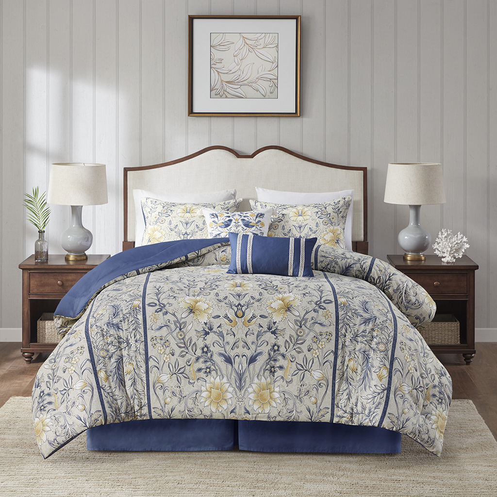 Livia 6 Piece Cotton Comforter Set