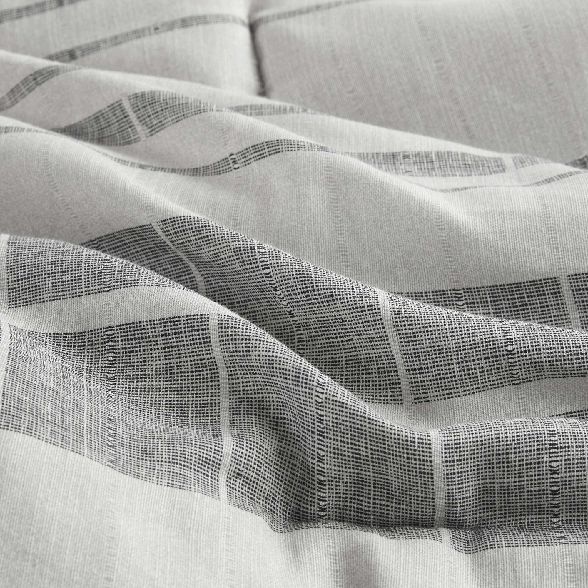 Rhodes 4 Piece Stripe Comforter Set with Throw Pillow