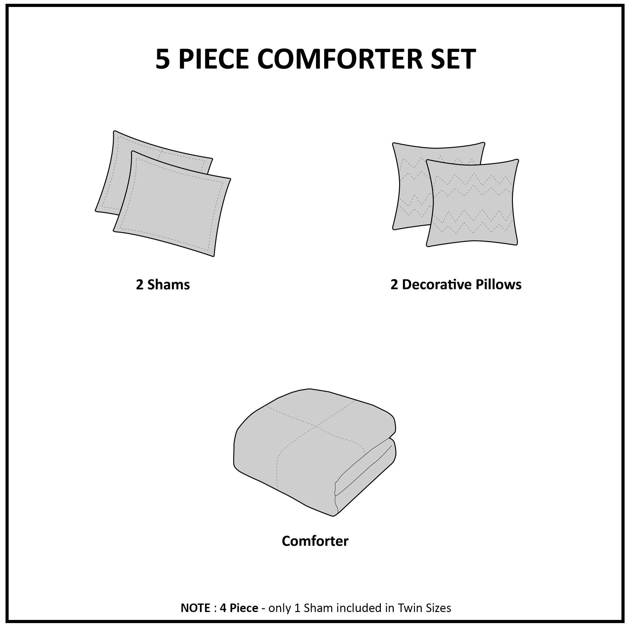 Waterfall Ruffle Comforter Set