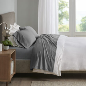 Smart Cool Microfiber Sheet Set from Sleep Philosophy in  Grey. Smart Cool Microfiber Sheet Set from Sleep Philosophy in  Grey. Smart Cool Microfiber Sheet Set from Sleep Philosophy in  Grey. Smart Cool Microfiber Sheet Set from Sleep Philosophy in  Grey. Smart Cool Microfiber Sheet Set from Sleep Philosophy in  Grey.