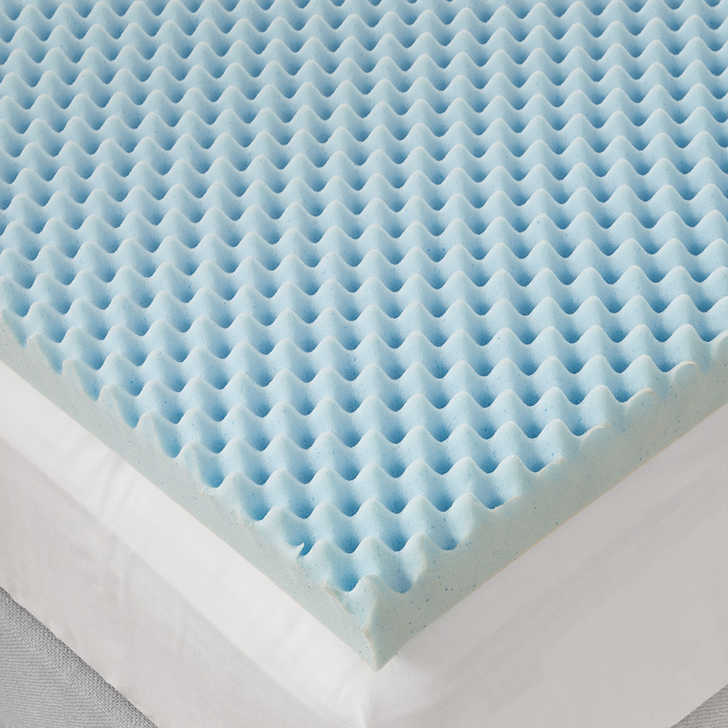 3″ Gel Memory Foam All Season Reversible Cooling Mattress Topper