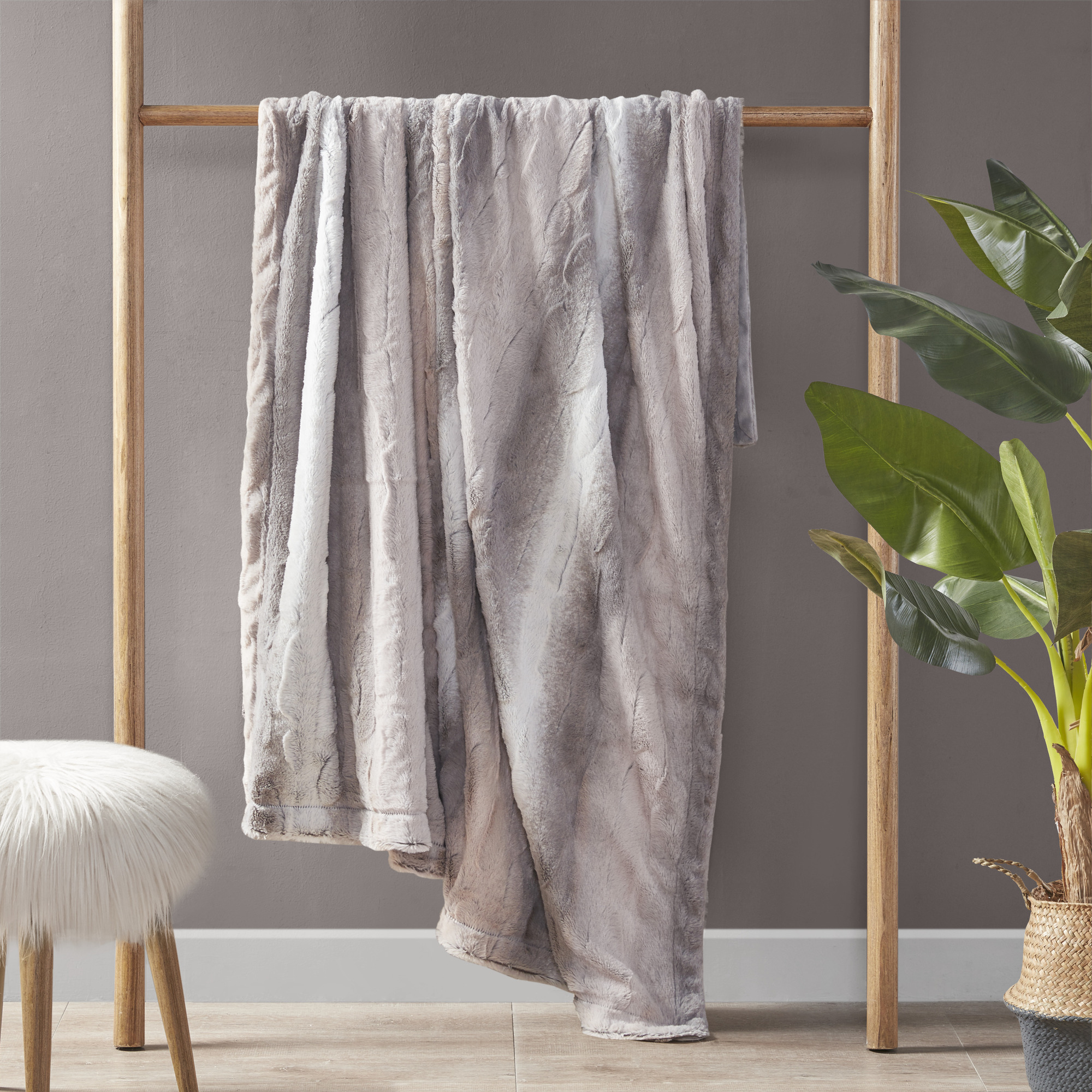 Zuri Faux Fur Throw
