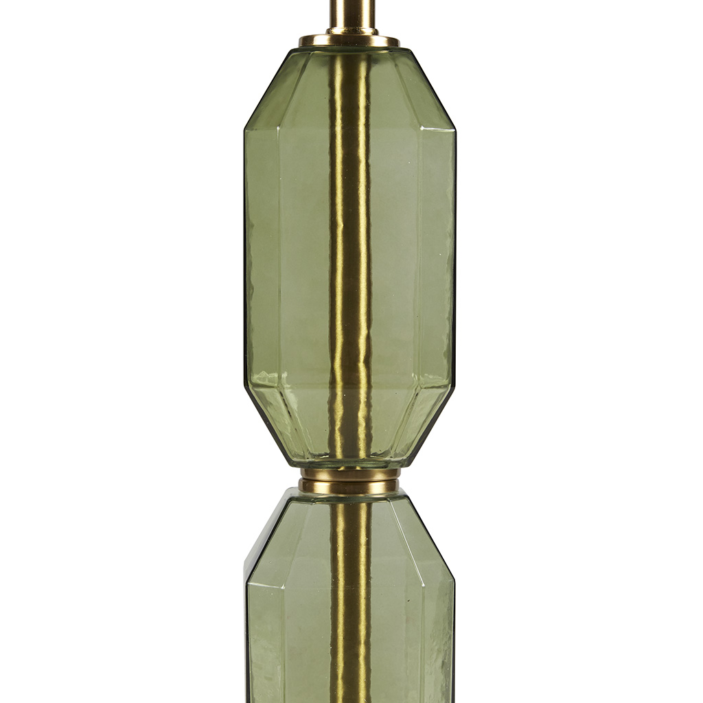 Zirconia Faceted Glass Table Lamp