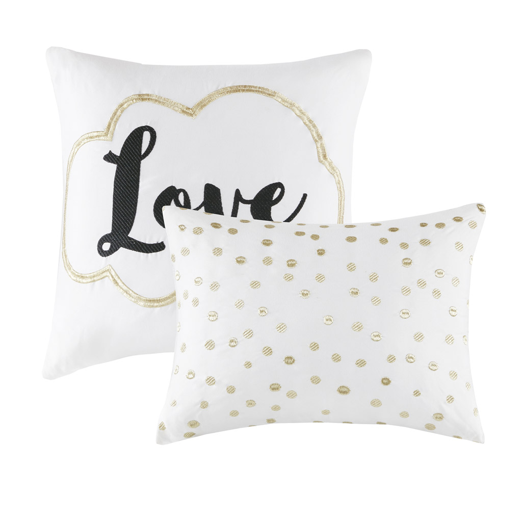 Raina Metallic Printed Comforter Set