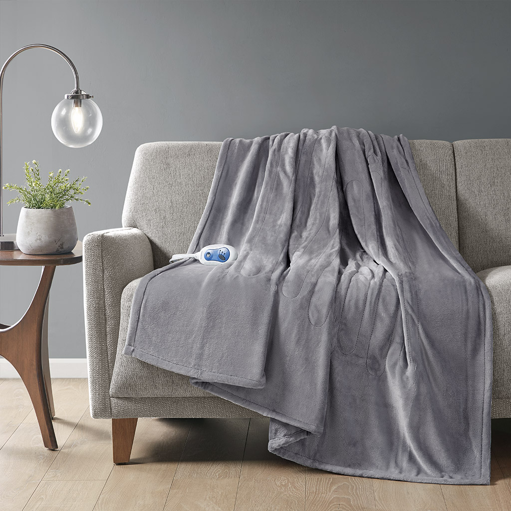 Plush Heated Throw