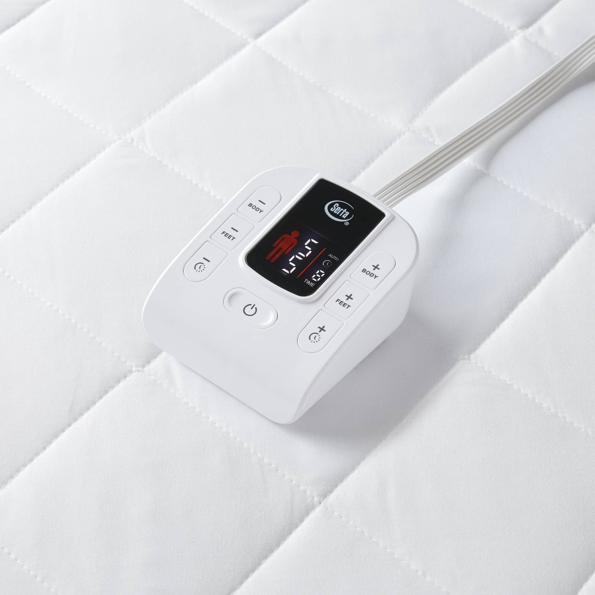 Microfiber Zoned Heated Mattress Pad