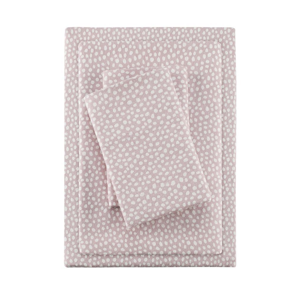 Cozy Cotton Flannel Printed Sheet Set