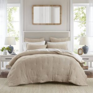 Breeze cotton gauze embroidered Quilt Set from Harbor House Blue in  Taupe. Breeze cotton gauze embroidered Quilt Set from Harbor House Blue in  Taupe. Breeze cotton gauze embroidered Quilt Set from Harbor House Blue in  Taupe. Breeze cotton gauze embroidered Quilt Set from Harbor House Blue in  Taupe. Breeze cotton gauze embroidered Quilt Set from Harbor House Blue in  Taupe.