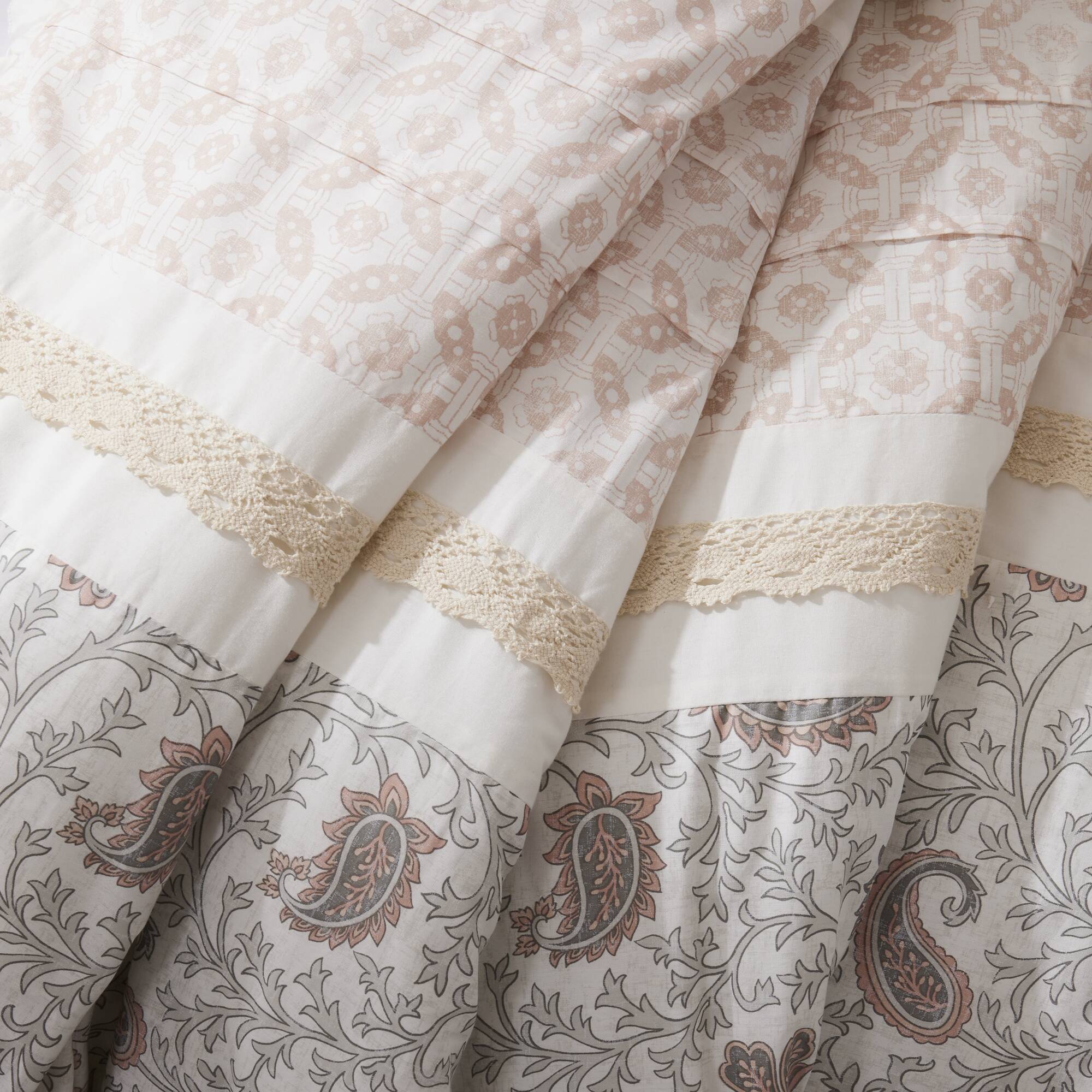 Dawn 9 Piece Cotton Percale Comforter Set