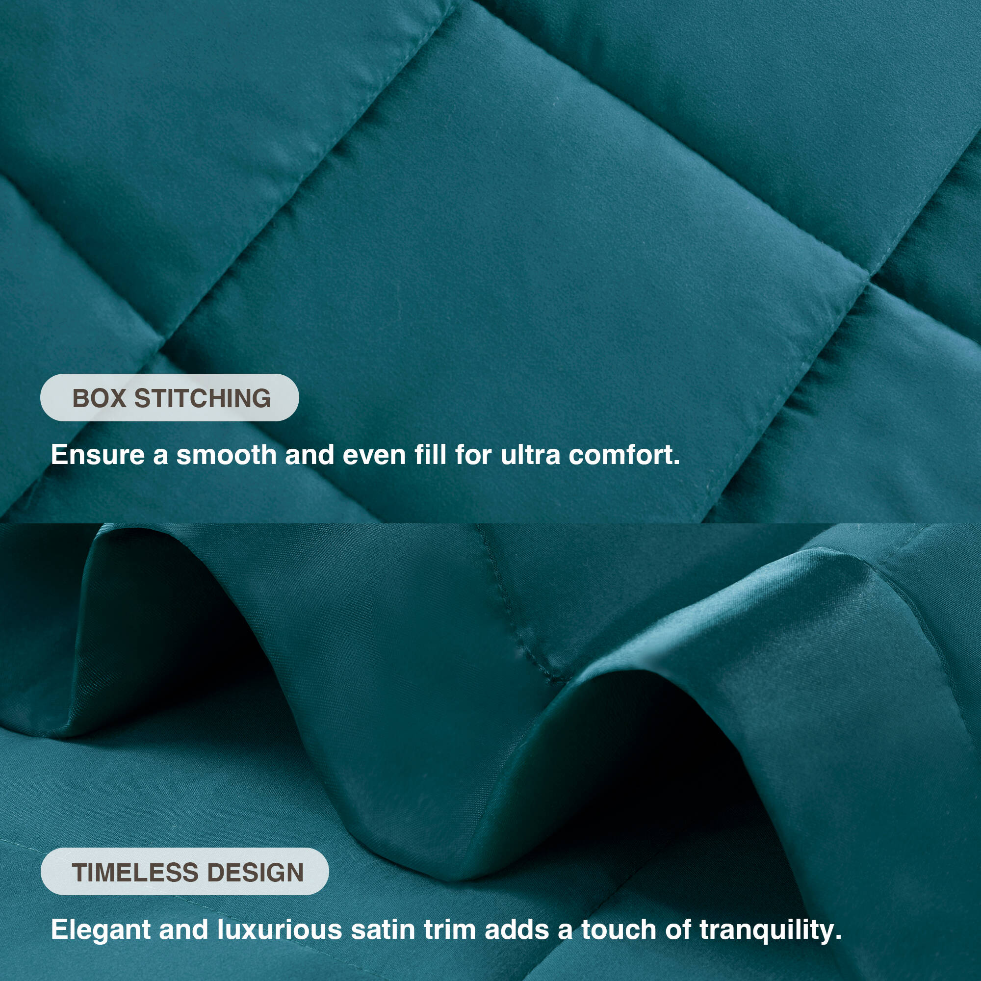 Windom Lightweight Down Alternative Blanket with Satin Trim