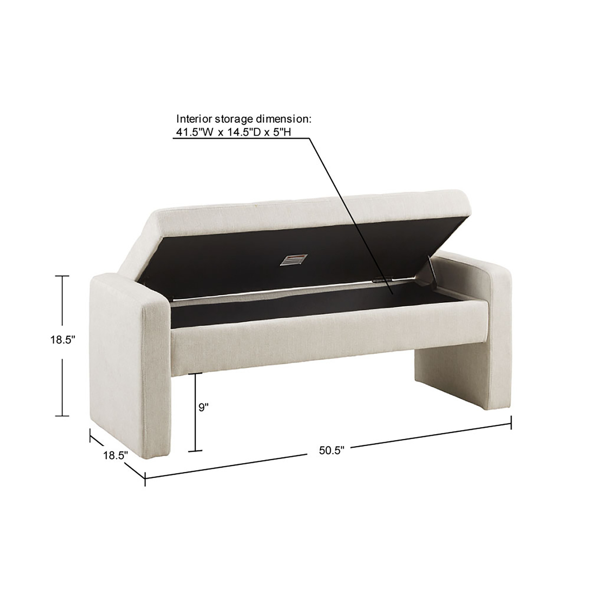 Gillian Soft Close Storage Bench