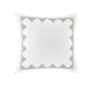 Isla Cotton Embroidered Euro Sham from INK+IVY in  White. Isla Cotton Embroidered Euro Sham from INK+IVY in  White. Isla Cotton Embroidered Euro Sham from INK+IVY in  White. Isla Cotton Embroidered Euro Sham from INK+IVY in  White. Isla Cotton Embroidered Euro Sham from INK+IVY in  White.