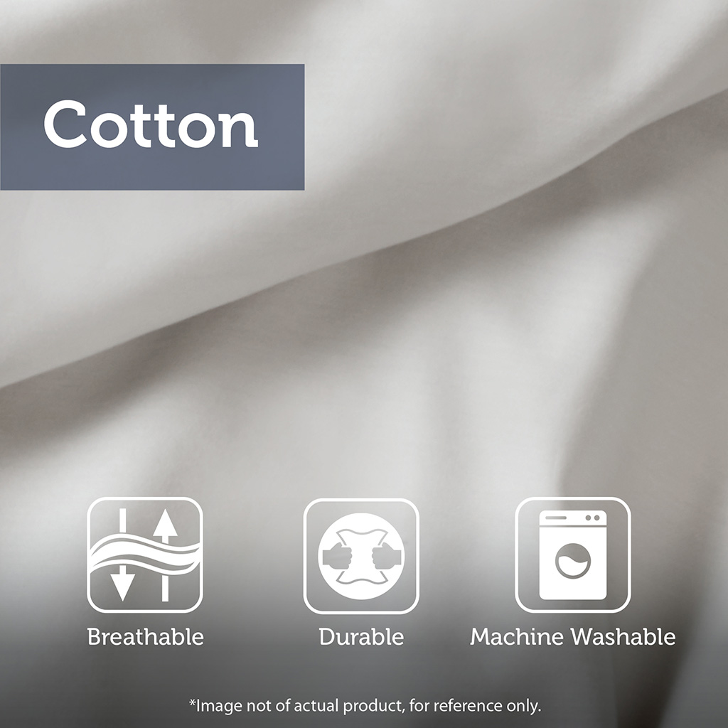 Mila 3 Piece Cotton Comforter Set with Chenille Tufting