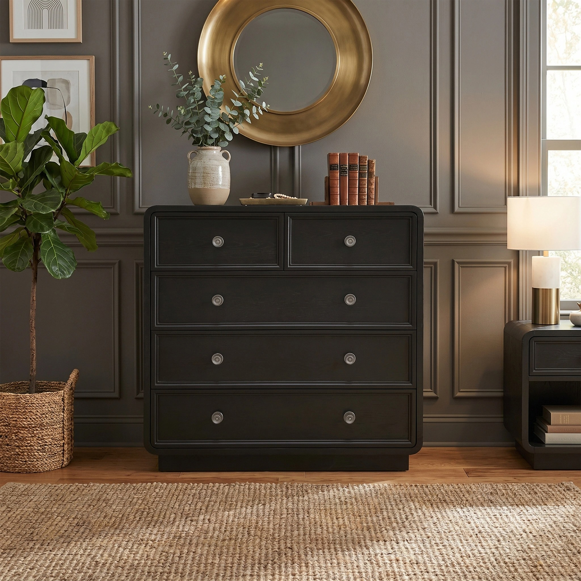 Deco 5 Drawer Dresser