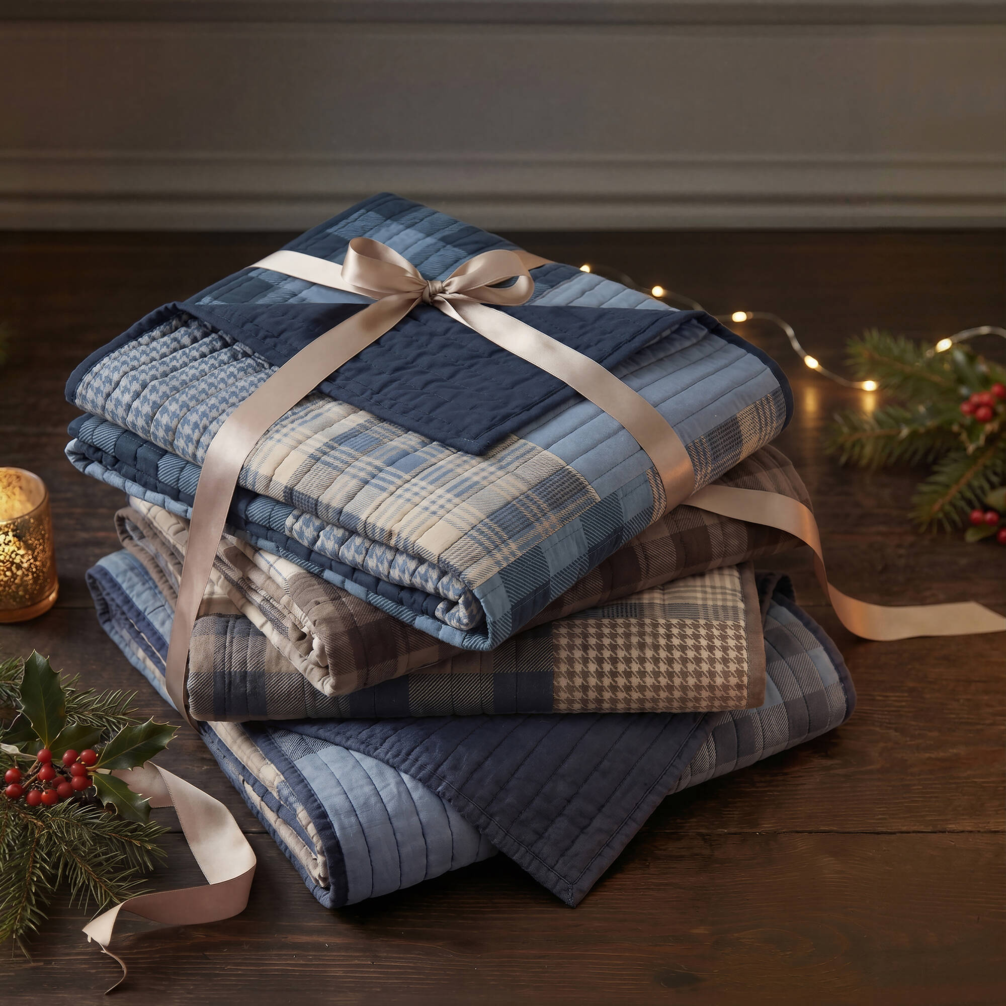 Winter Hills Quilted Throw