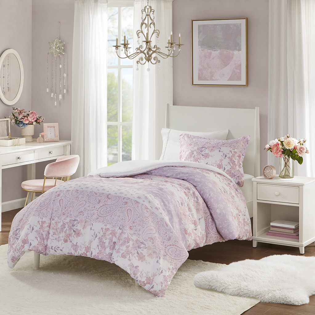 Oliena Floral Paisley Duvet Cover Set