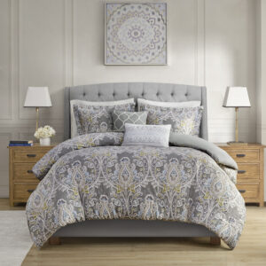 Hallie 5 Piece Cotton Duvet Cover Set from Harbor House Blue in  Grey. Hallie 5 Piece Cotton Duvet Cover Set from Harbor House Blue in  Grey. Hallie 5 Piece Cotton Duvet Cover Set from Harbor House Blue in  Grey. Hallie 5 Piece Cotton Duvet Cover Set from Harbor House Blue in  Grey. Hallie 5 Piece Cotton Duvet Cover Set from Harbor House Blue in  Grey.