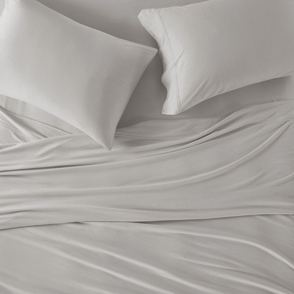 Cotton Blend Jersey Knit All Season Sheet Set