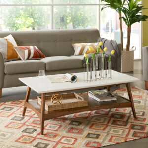 Parker Mid-century Coffee Table with Storage Shelf from Madison Park in Off-White/Pecan. Parker Mid-century Coffee Table with Storage Shelf from Madison Park in Off-White/Pecan. Parker Mid-century Coffee Table with Storage Shelf from Madison Park in Off-White/Pecan. Parker Mid-century Coffee Table with Storage Shelf from Madison Park in Off-White/Pecan. Parker Mid-century Coffee Table with Storage Shelf from Madison Park in Off-White/Pecan.