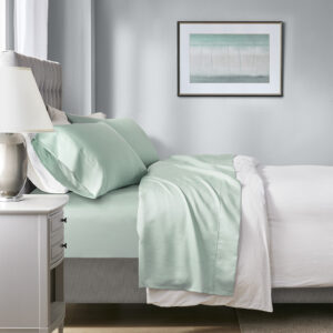 1000 Thread Count HeiQ Smart Temperature Cotton Blend 4 PC Sheet Set from Beautyrest in  Seafoam. 1000 Thread Count HeiQ Smart Temperature Cotton Blend 4 PC Sheet Set from Beautyrest in  Seafoam. 1000 Thread Count HeiQ Smart Temperature Cotton Blend 4 PC Sheet Set from Beautyrest in  Seafoam. 1000 Thread Count HeiQ Smart Temperature Cotton Blend 4 PC Sheet Set from Beautyrest in  Seafoam. 1000 Thread Count HeiQ Smart Temperature Cotton Blend 4 PC Sheet Set from Beautyrest in  Seafoam.