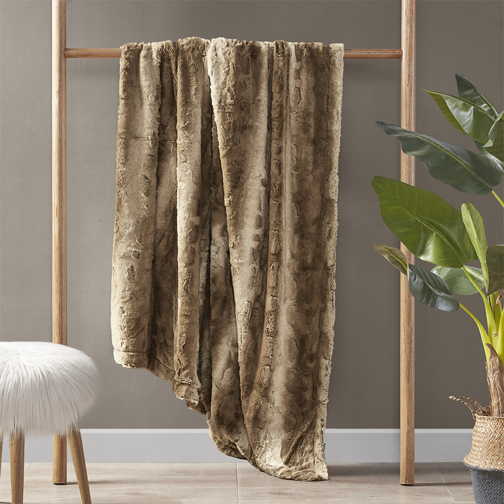 Zuri Oversized Faux Fur Throw
