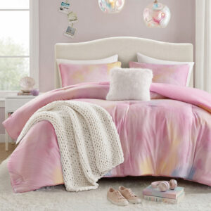 Cassiopeia Watercolor Tie Dye Printed Comforter Set with Throw Pillow from Intelligent Design in  Pink. Cassiopeia Watercolor Tie Dye Printed Comforter Set with Throw Pillow from Intelligent Design in  Pink. Cassiopeia Watercolor Tie Dye Printed Comforter Set with Throw Pillow from Intelligent Design in  Pink. Cassiopeia Watercolor Tie Dye Printed Comforter Set with Throw Pillow from Intelligent Design in  Pink. Cassiopeia Watercolor Tie Dye Printed Comforter Set with Throw Pillow from Intelligent Design in  Pink.