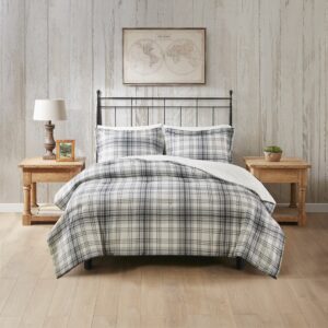 Bernston Faux Wool to Faux Fur Down Alternative Comforter Set from Woolrich in  Gray Plaid. Bernston Faux Wool to Faux Fur Down Alternative Comforter Set from Woolrich in  Gray Plaid. Bernston Faux Wool to Faux Fur Down Alternative Comforter Set from Woolrich in  Gray Plaid. Bernston Faux Wool to Faux Fur Down Alternative Comforter Set from Woolrich in  Gray Plaid. Bernston Faux Wool to Faux Fur Down Alternative Comforter Set from Woolrich in  Gray Plaid.