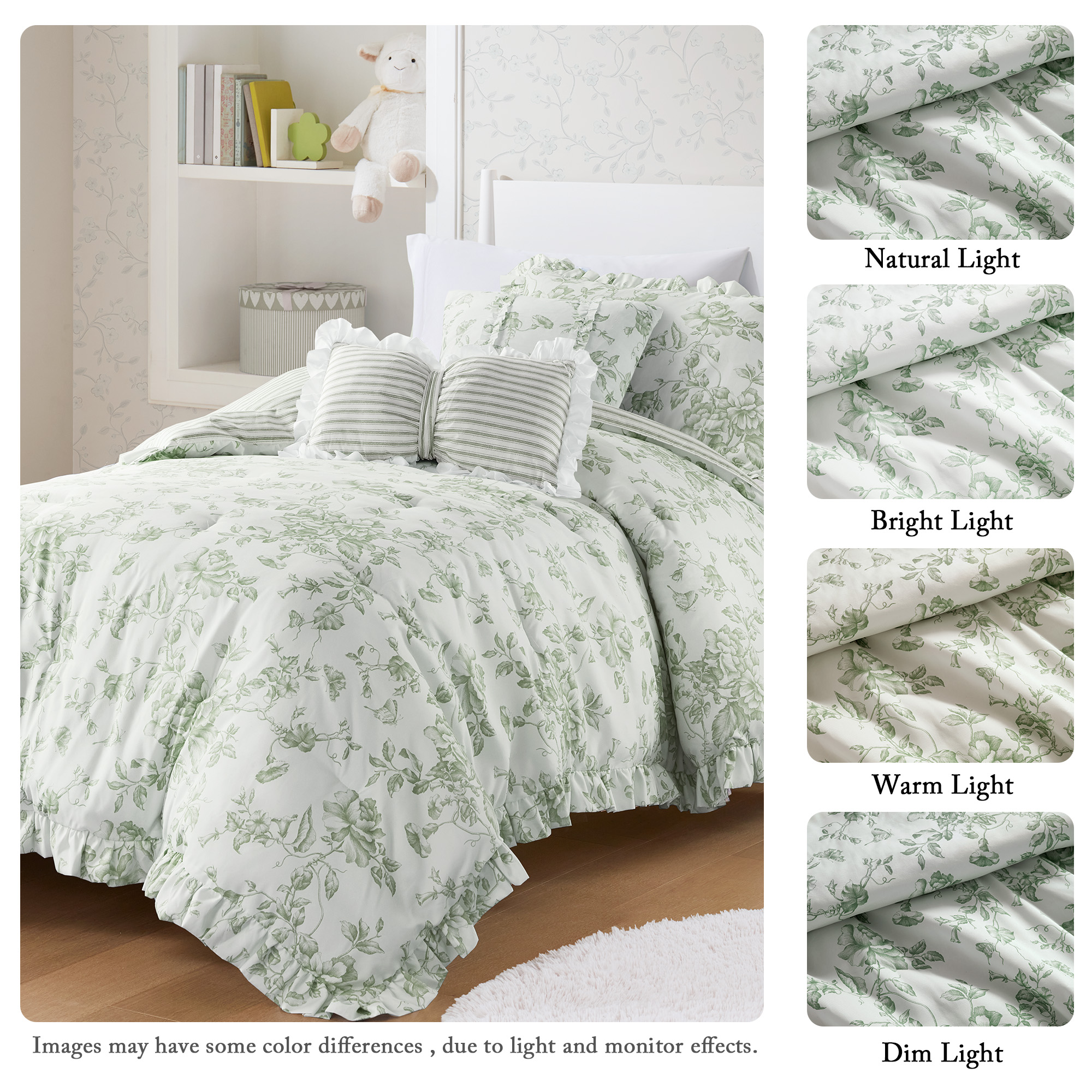Adele Comforter Set with Decorative Pillows