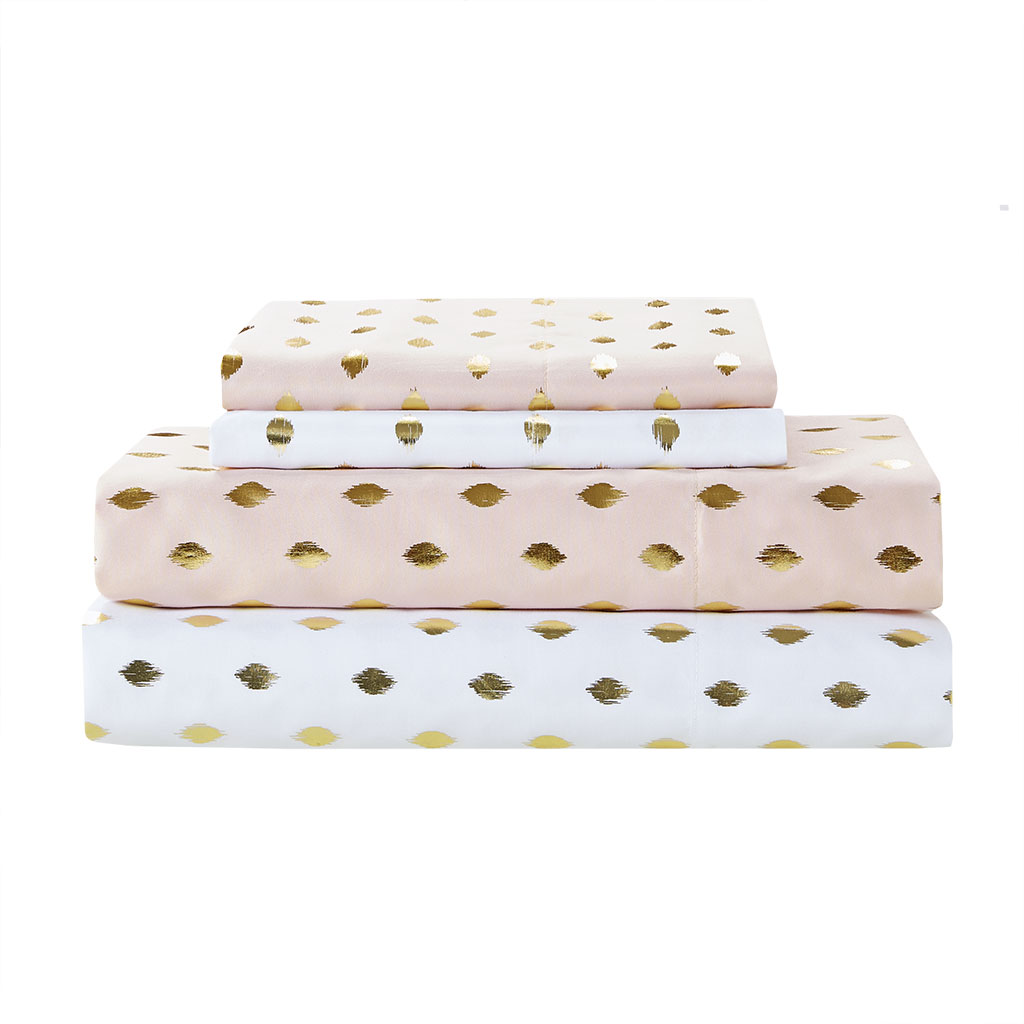 Metallic Dot Printed Sheet Set