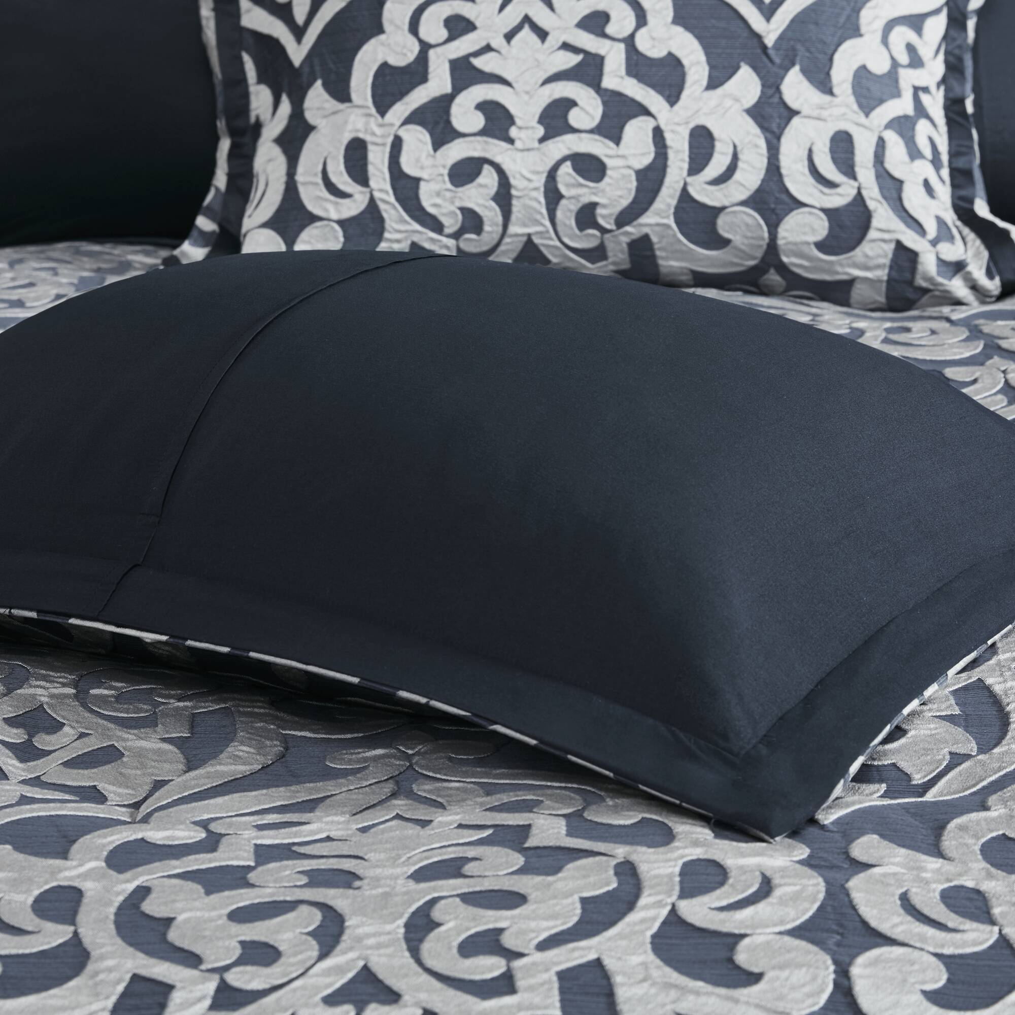 Odette 8 Piece Jacquard Comforter Set