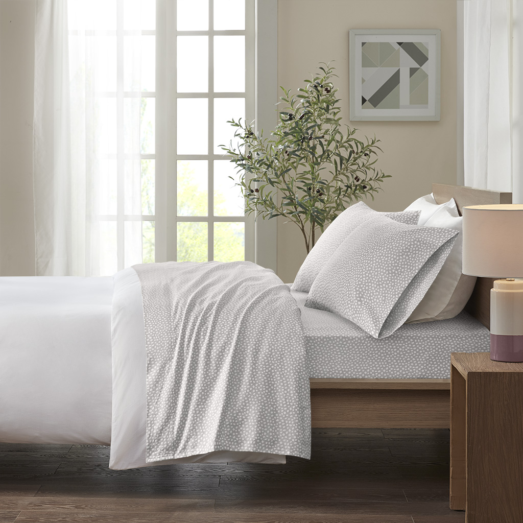 Cozy Cotton Flannel Printed Sheet Set