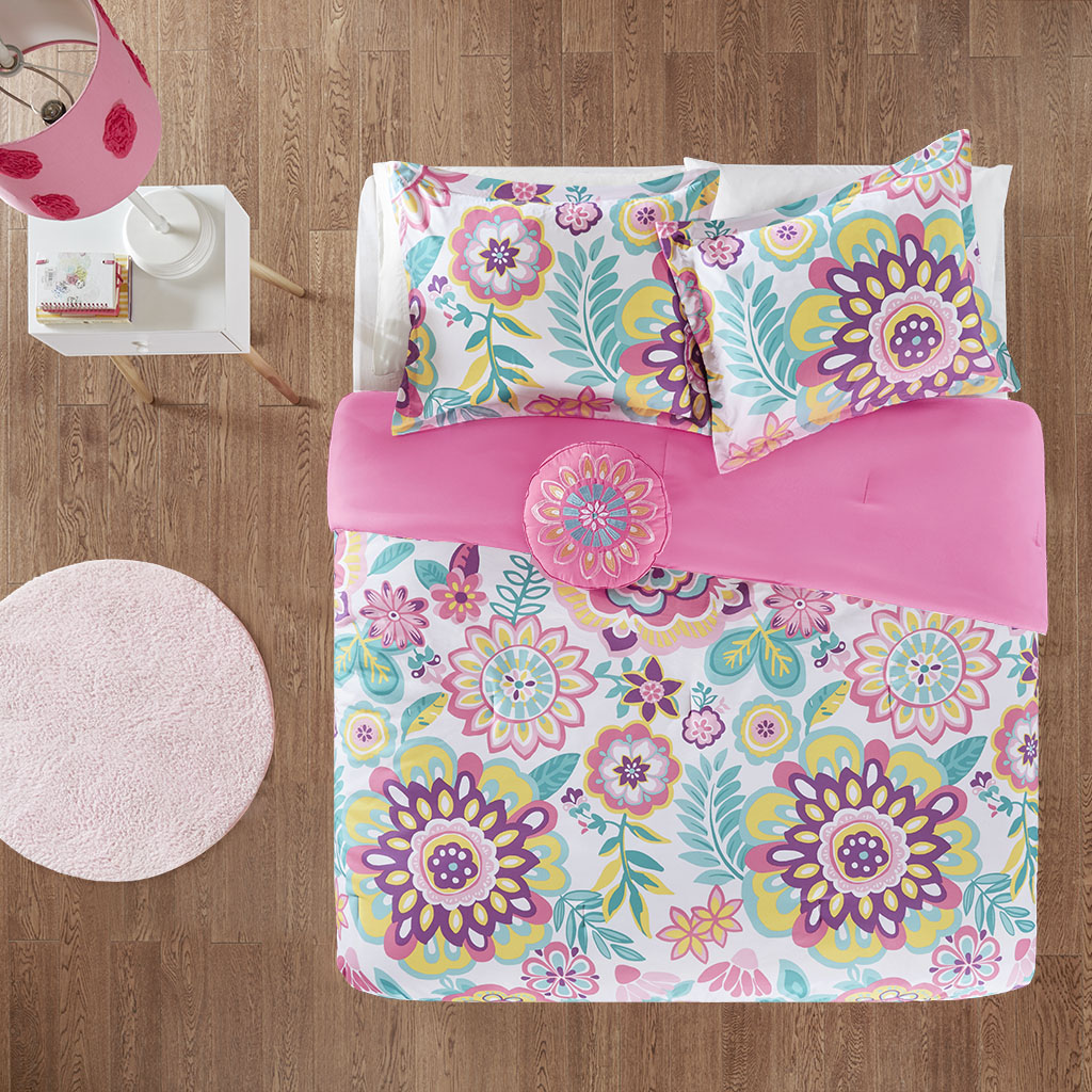 Camille Floral Comforter Set