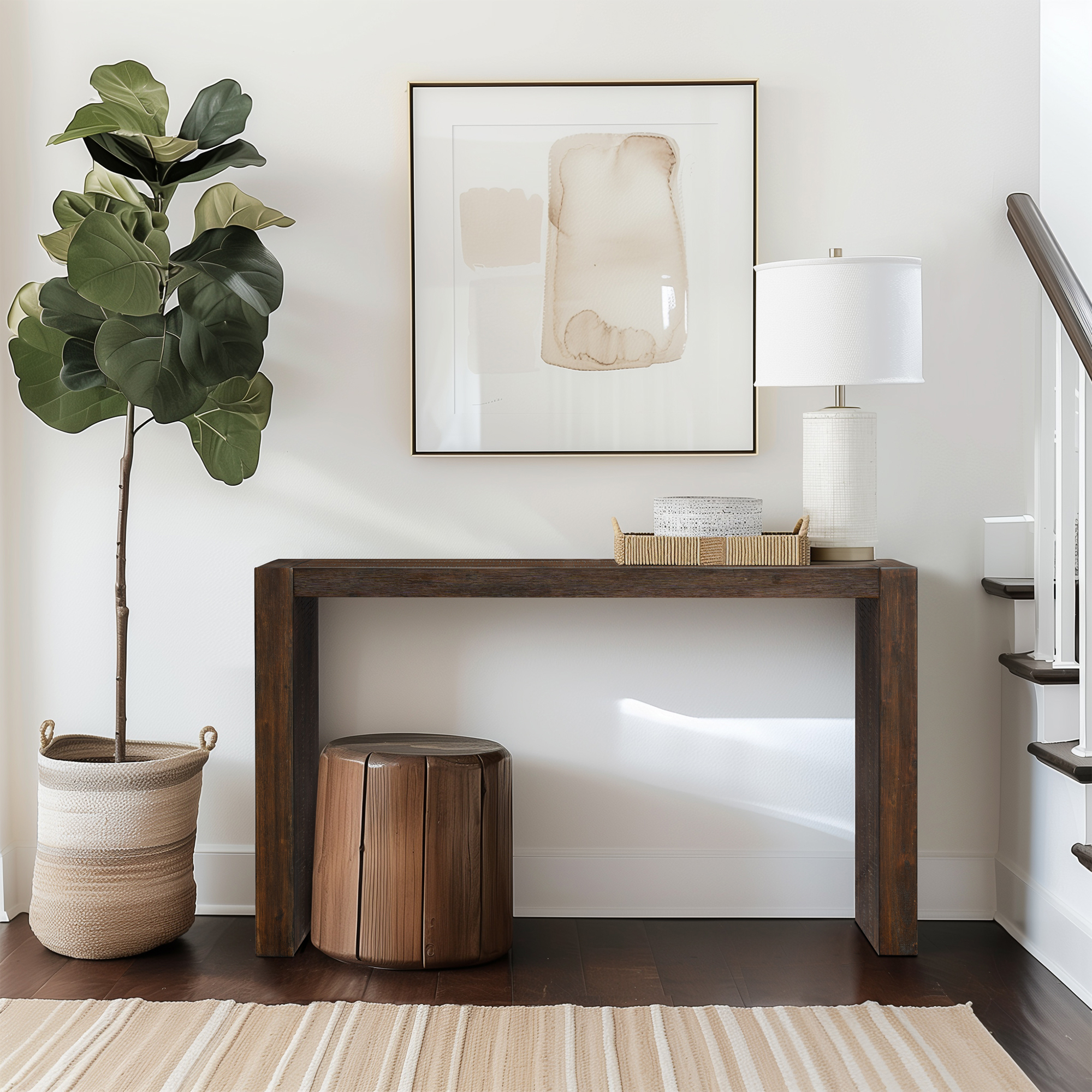 Monterey Counter-Height Wood Console Table (54″W)