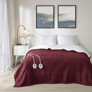 Fleece to Sherpa Heated Blanket from Serta in  Burgundy. Fleece to Sherpa Heated Blanket from Serta in  Burgundy. Fleece to Sherpa Heated Blanket from Serta in  Burgundy. Fleece to Sherpa Heated Blanket from Serta in  Burgundy. Fleece to Sherpa Heated Blanket from Serta in  Burgundy.