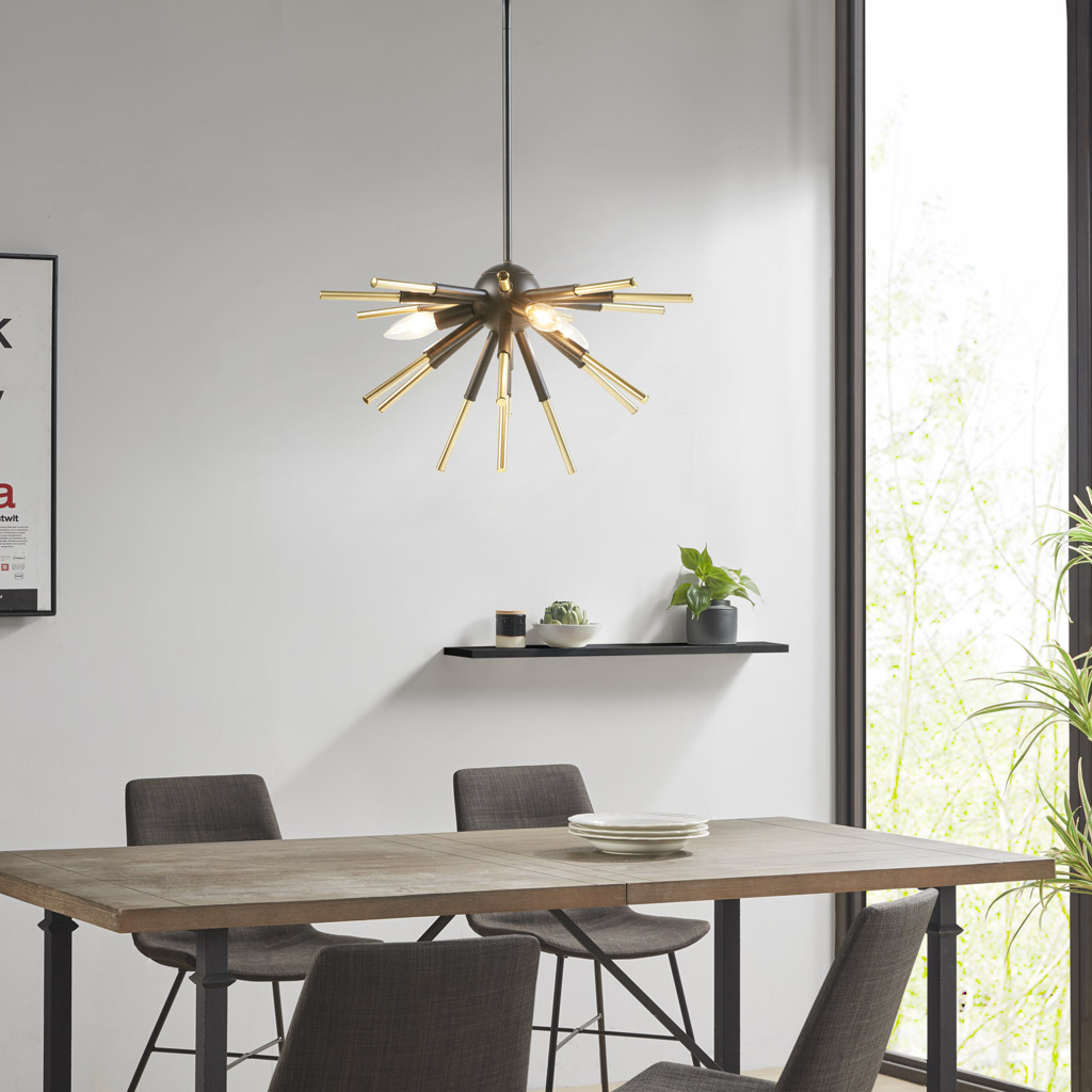 Ely 3-Light Spiked Chandelier