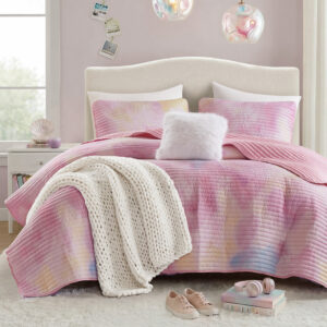 Cassiopeia Watercolor Tie Dye Printed Quilt Set with Throw Pillow from Intelligent Design in  Pink. Cassiopeia Watercolor Tie Dye Printed Quilt Set with Throw Pillow from Intelligent Design in  Pink. Cassiopeia Watercolor Tie Dye Printed Quilt Set with Throw Pillow from Intelligent Design in  Pink. Cassiopeia Watercolor Tie Dye Printed Quilt Set with Throw Pillow from Intelligent Design in  Pink. Cassiopeia Watercolor Tie Dye Printed Quilt Set with Throw Pillow from Intelligent Design in  Pink.