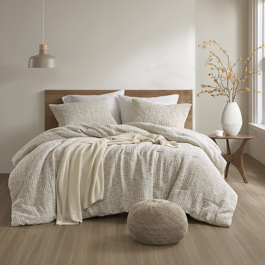Harper Oversized Cotton Matelasse Comforter Set