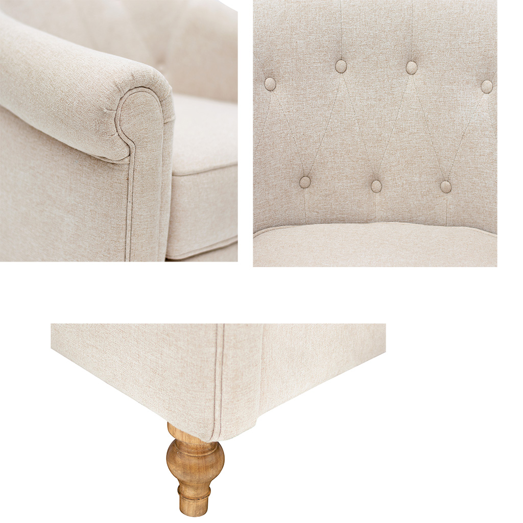 Fayette Tufted Accent Arm Chair