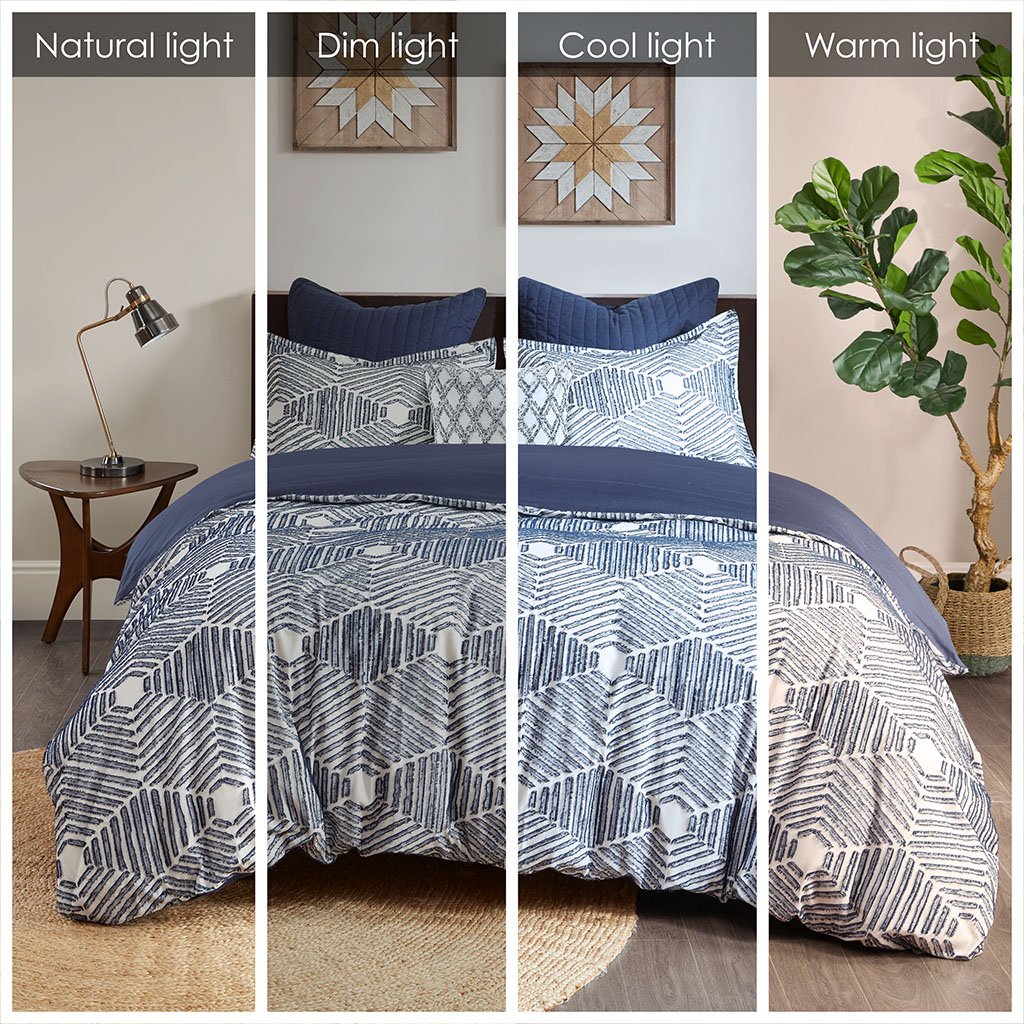 Ellipse Cotton Jacquard Comforter Set