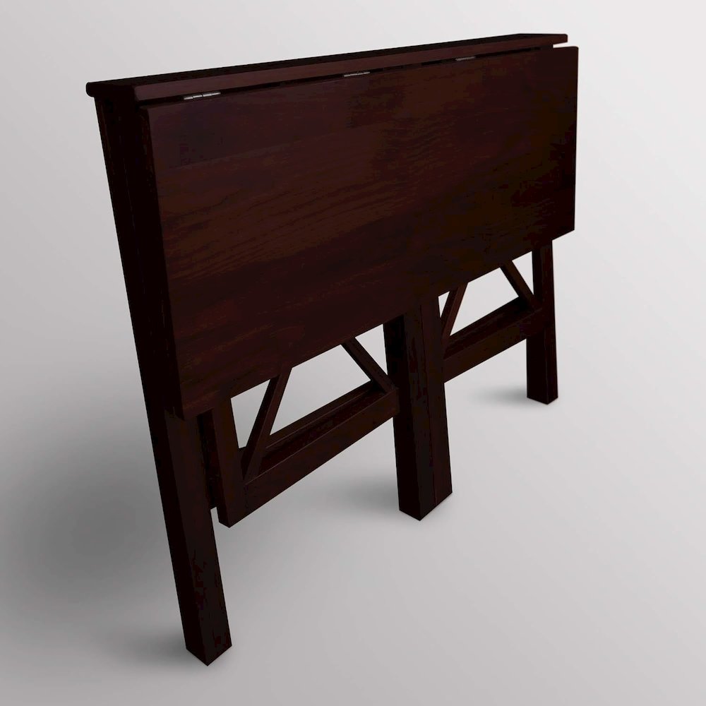 Montego Folding Desk with Pull-Out-Espresso