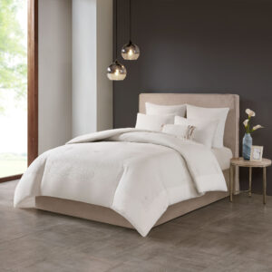 Hanae Cotton Blend Yarn Dyed 3 Piece Comforter Set from N Natori in  White. Hanae Cotton Blend Yarn Dyed 3 Piece Comforter Set from N Natori in  White. Hanae Cotton Blend Yarn Dyed 3 Piece Comforter Set from N Natori in  White. Hanae Cotton Blend Yarn Dyed 3 Piece Comforter Set from N Natori in  White. Hanae Cotton Blend Yarn Dyed 3 Piece Comforter Set from N Natori in  White.
