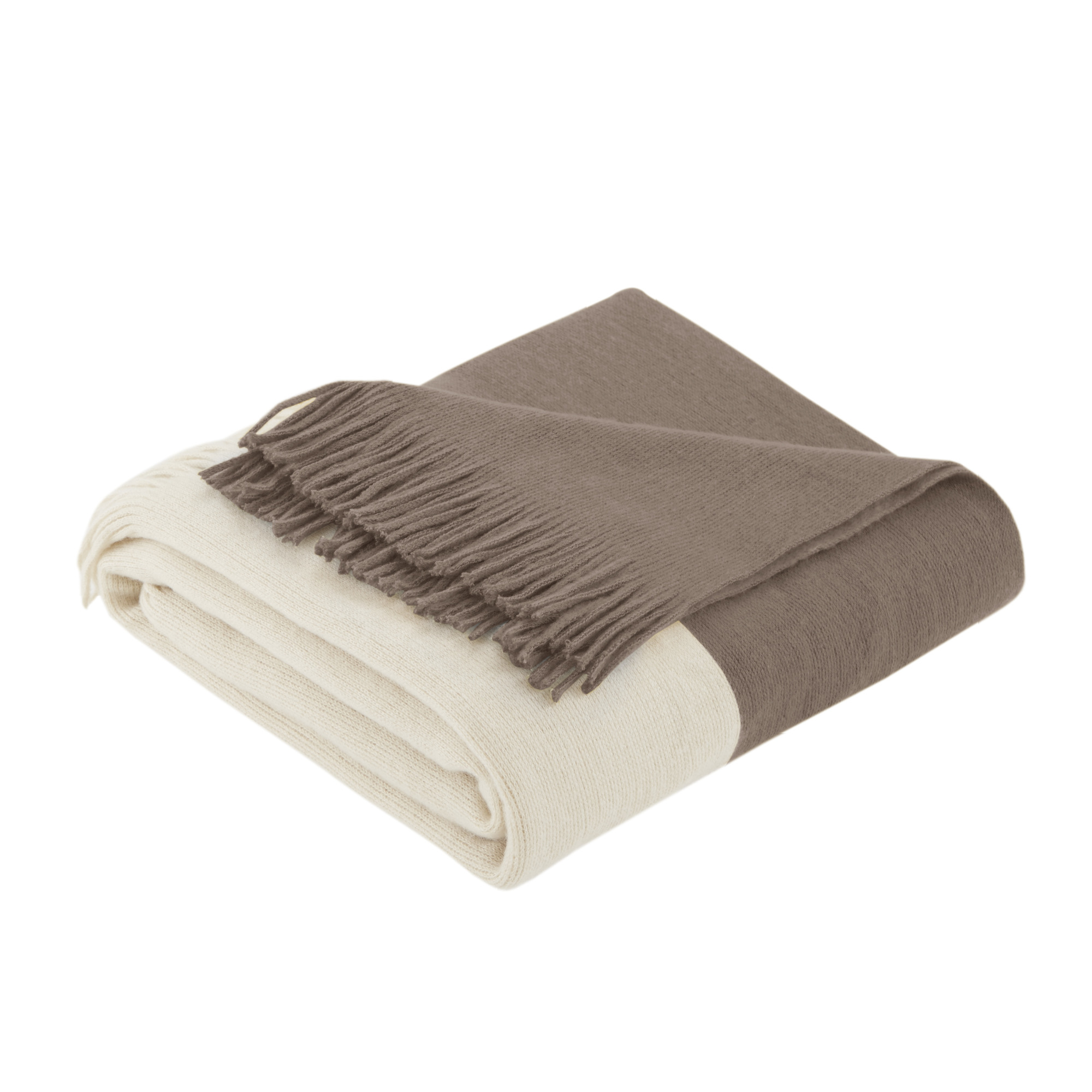 Stockholm Color Block Faux Cashmere Throw