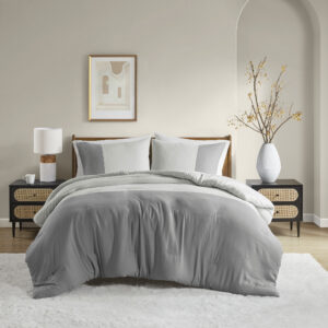 Marty Soft Washed Color Block Comforter Set from Comfort Spaces in  Grey. Marty Soft Washed Color Block Comforter Set from Comfort Spaces in  Grey. Marty Soft Washed Color Block Comforter Set from Comfort Spaces in  Grey. Marty Soft Washed Color Block Comforter Set from Comfort Spaces in  Grey. Marty Soft Washed Color Block Comforter Set from Comfort Spaces in  Grey.