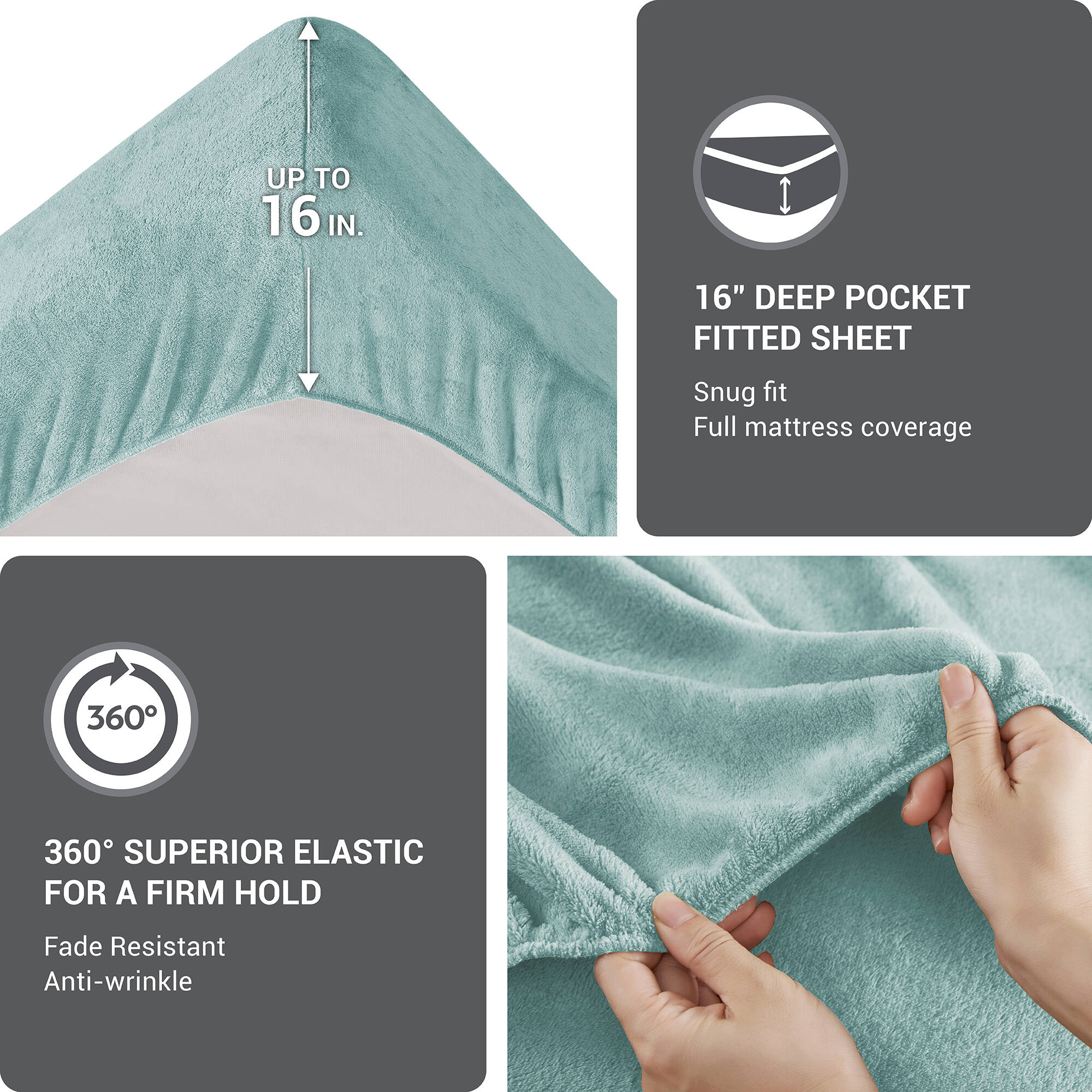 Soloft Plush Micro Plush Sheet Set