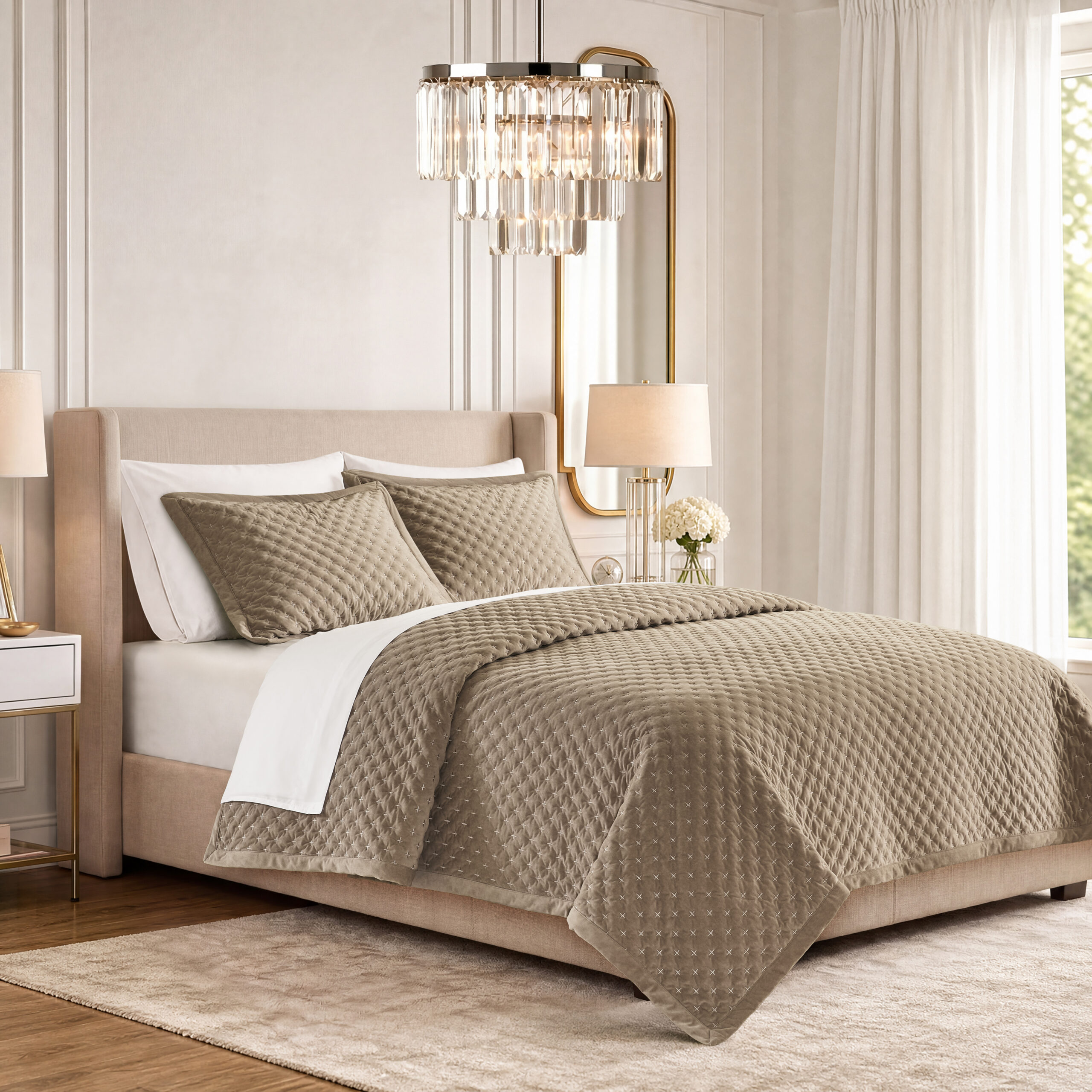 Charleston Velvet Coverlet Mini Set