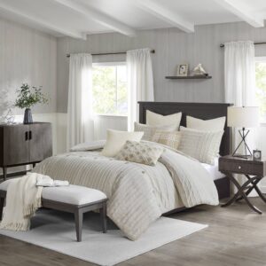 Essence Oversized Cotton Clipped Jacquard Comforter Set with Euro Shams and Throw Pillows from Madison Park Signature in  Ivory. Essence Oversized Cotton Clipped Jacquard Comforter Set with Euro Shams and Throw Pillows from Madison Park Signature in  Ivory. Essence Oversized Cotton Clipped Jacquard Comforter Set with Euro Shams and Throw Pillows from Madison Park Signature in  Ivory. Essence Oversized Cotton Clipped Jacquard Comforter Set with Euro Shams and Throw Pillows from Madison Park Signature in  Ivory. Essence Oversized Cotton Clipped Jacquard Comforter Set with Euro Shams and Throw Pillows from Madison Park Signature in  Ivory.