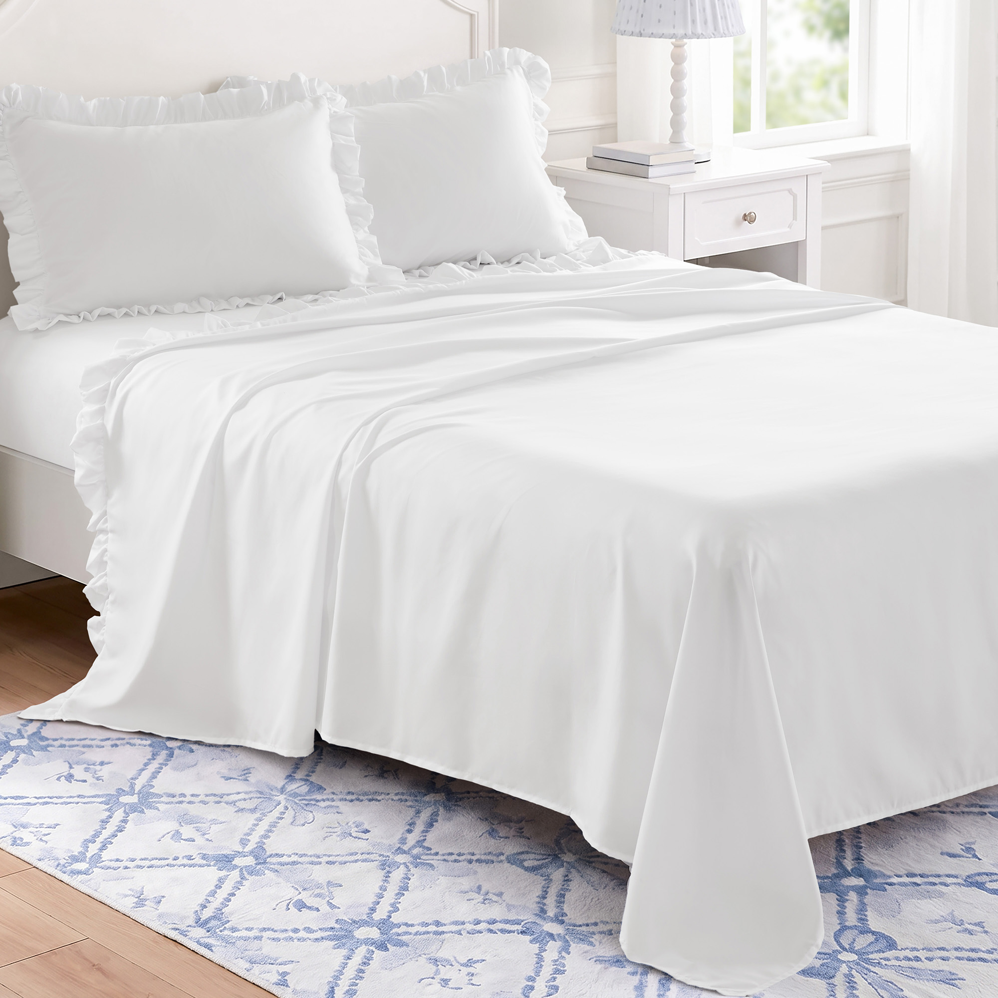 Microfiber Ruffle Sheets