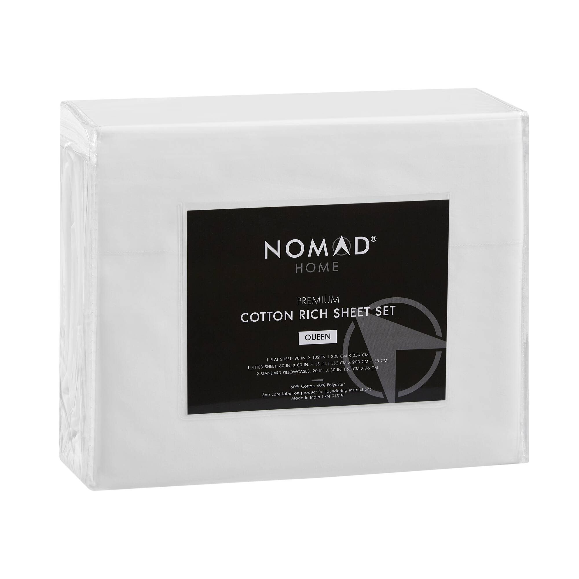 Percale Weave Premium Cotton Rich Sheet Set
