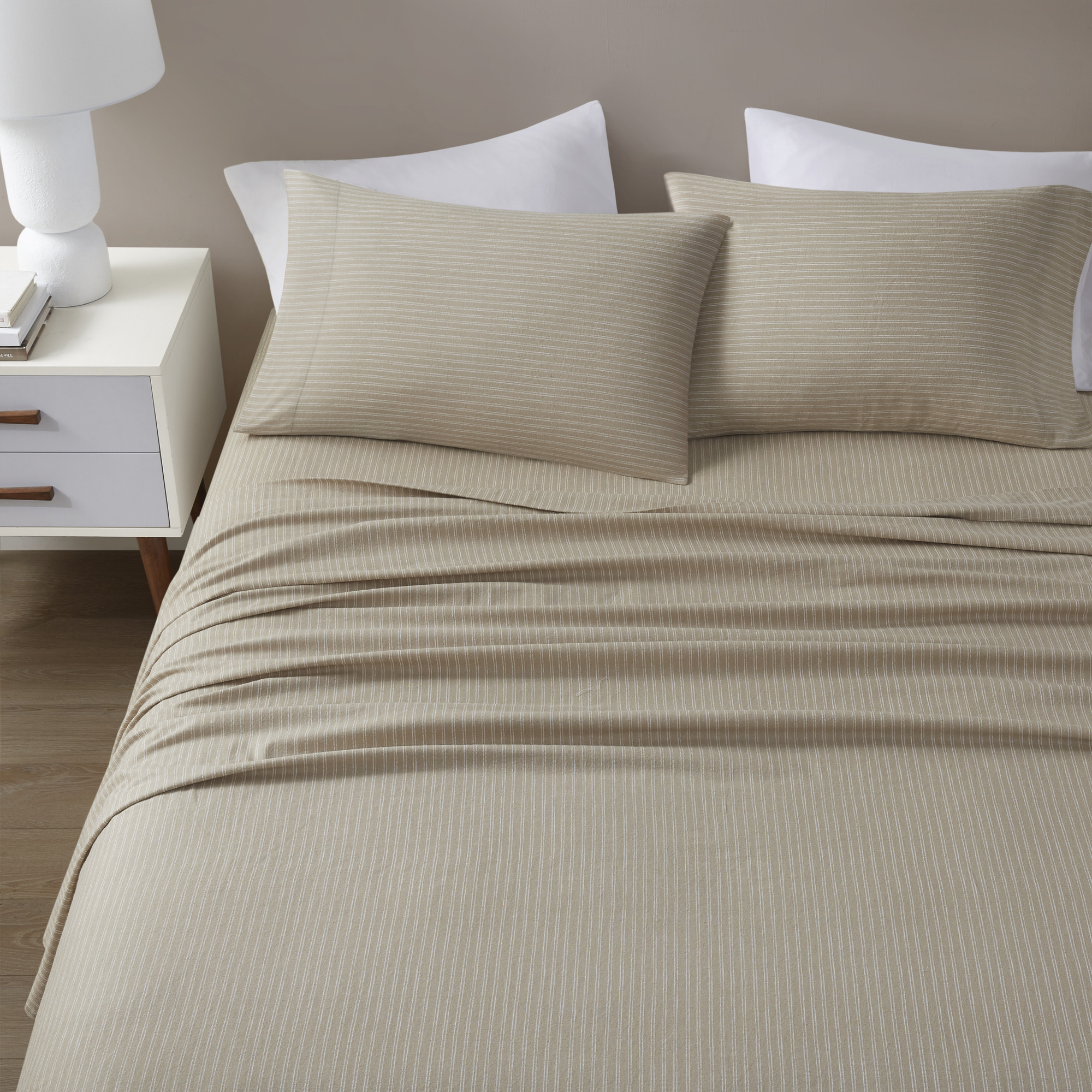 Cozy Cotton Flannel Printed Sheet Set