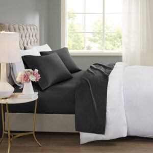 600 Thread Count Cooling Cotton Blend 4 PC Sheet Set from Madison Park in  Black. 600 Thread Count Cooling Cotton Blend 4 PC Sheet Set from Madison Park in  Black. 600 Thread Count Cooling Cotton Blend 4 PC Sheet Set from Madison Park in  Black. 600 Thread Count Cooling Cotton Blend 4 PC Sheet Set from Madison Park in  Black. 600 Thread Count Cooling Cotton Blend 4 PC Sheet Set from Madison Park in  Black.